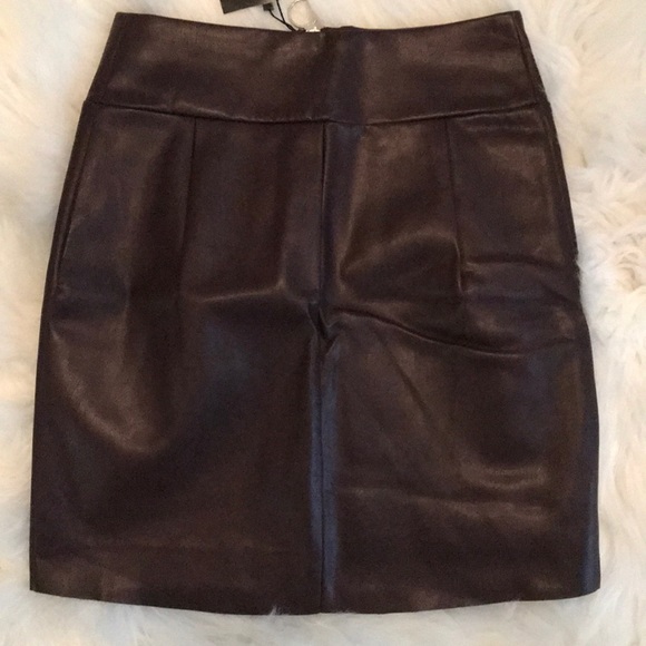 🔥NWT EXPRESS VEGAN LEATHER SKIRT - Picture 5 of 9